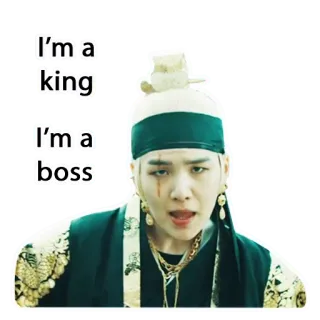 🤴 I'm a king
I'm a boss re, capo, persona, musica, celebrità telegram sticker