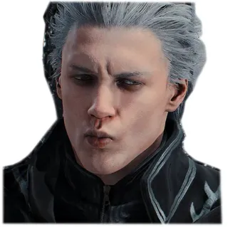 😘 Vergil Devil May Cry videospiel, charakter, devil may cry, vergil, gaming telegram sticker