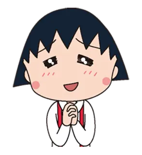 😍 Maruko Chibi Maruko-chan アニメ, 漫画, かわいい, ちび, まる子 telegram sticker