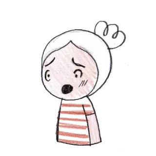 😵 Dibujo animado, Dibujo, Triste, Ilustración, Personaje telegram sticker