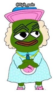 🙄 Pepe the Frog @Sigilo_packs pepe, rana, meme, cartone animato telegram sticker