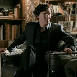 🔎 Sherlock Holmes Sherlock Sherlock Holmes, Benedict Cumberbatch, Sherlock, Télévision, Série britannique whatsapp sticker