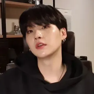 🌻 portrait, man, person, face, kpop, suga telegram sticker