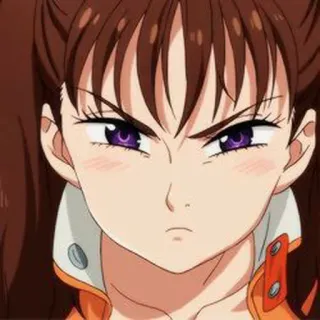 ✨ Diane Seven Deadly Sins Anime, Diane, Seven Deadly Sins, Marah, Kartun telegram sticker