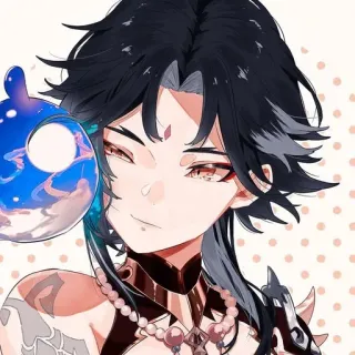 🌟 Xiao Genshin Impact Anime, Video game, Fantasia, Personagem, Xiao, Genshin Impact telegram sticker