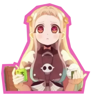 😍 Nene Yashiro Toilet-bound Hanako-kun anime, Nene Yashiro, Toilet-bound Hanako-kun, cute, manga, sticker whatsapp sticker