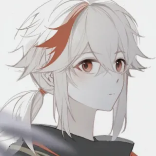 🙁 Kaedehara Kazuha Genshin Impact Anime, Genshin Impact, Kaedehara Kazuha, Personnage de jeu vidéo telegram sticker