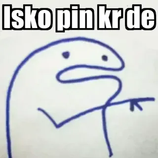 👉 Isko pin kr de telegram sticker