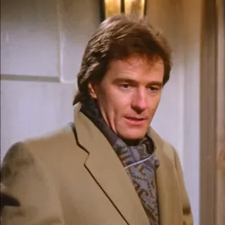 😐 Bryan Cranston actor, hombre, retrato, celebridad telegram sticker