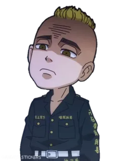 💫 天上天下 唯我独尊 Anime, Personnage, Japonais, En colère whatsapp sticker