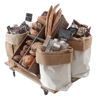 🥖 bread, bakery, food, baskets, pastries, market telegram sticker