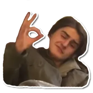👌 Окей жест, Знак рукой, Мем, Человек telegram sticker