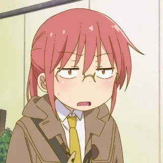 💈 Kobayashi Miss Kobayashi's Dragon Maid anime, kobayashi, miss kobayashi's dragon maid, personaje, mujer, gafas telegram sticker