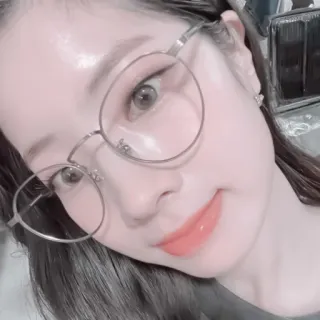 🎂 woman, portrait, person, glasses, face, selfie telegram sticker