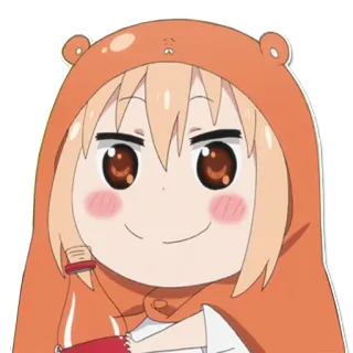 😋 Umaru Doma Himouto! Umaru-chan anime, manga, cute, umaru, himouto, chibi telegram sticker