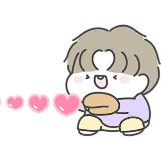 ❤️ süß, Herzen, Cartoon, Kawaii, Liebe, freundlich, Zuneigung telegram sticker
