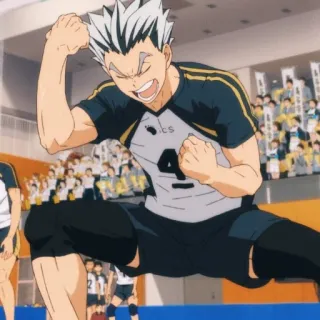 🎭 Bokuto Koutaro Haikyuu anime, haikyuu, bokuto koutaro, volleyball telegram sticker