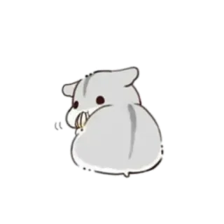 💘 animal, cute, cartoon, hamster telegram sticker