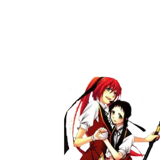 😉 Anime, Mangá, Cabelo ruivo, Arte, Desenho, Personagens telegram sticker