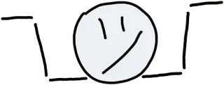 👐 イラスト, 棒人間, アート, 漫画, 面白い, ユーモア telegram sticker