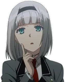 😧 anime, sticker, female, character, girl whatsapp sticker