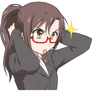 Секретарша @Nyasticks telegram stickers