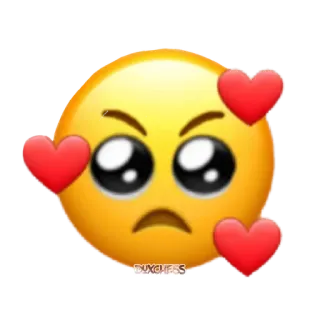 🥺 絵文字, ハート, 怒り, かわいい, ステッカー telegram sticker