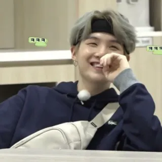 🐟 ㅋㅋㅋ ridere, sorridere, persona, felice, kpop, coreano, uomo telegram sticker