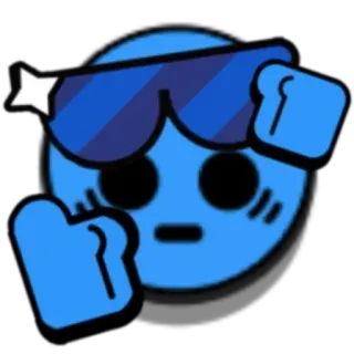 😳 이모티콘, 스티커, 만화, 제스처 telegram sticker