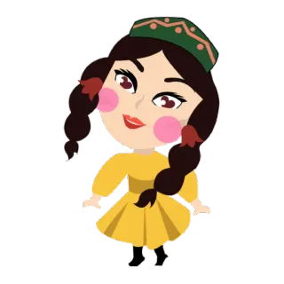 Aliya telegram stickers