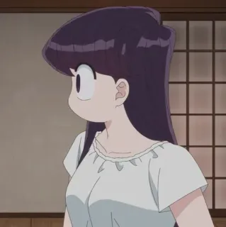 🍬 Komi Shouko Komi Can't Communicate Anime, Garota, Komi Can't Communicate, Komi Shouko, fofa, Desenho animado telegram sticker