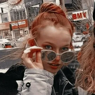 💓 여자, 인물 사진, 선글라스, 사람, 패션, 스타일 telegram sticker