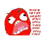 🤬 ARE YOU FUCKING KIDDING ME rage face, mème, colère, visage rouge, exaspéré, offensant whatsapp sticker