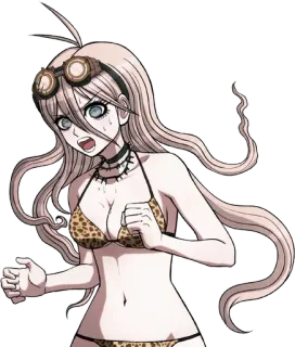 🔩 Miu Iruma Danganronpa V3: Killing Harmony anime, bikini, miu iruma, danganronpa, fanart telegram sticker