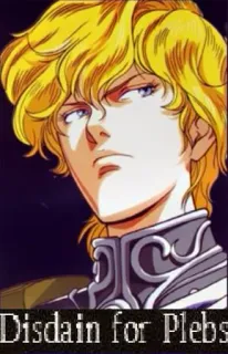 🤨 Disdain for Plebs anime, manga, disdain, plebs, arrogant, superiority, character, attitude telegram sticker