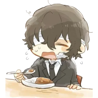 Dazai @Nekosticker telegram stickers