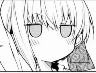 🙁 Anime, Manga, Kartun, Wajah, Merona telegram sticker