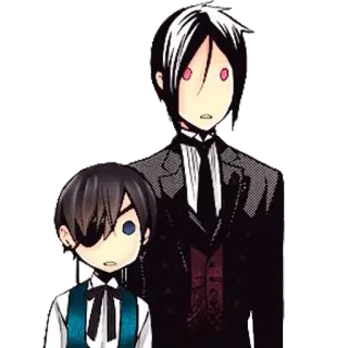 😐 Ciel Phantomhive Black Butler Anime, Manga, Ciel Phantomhive, Black Butler, Butler telegram sticker