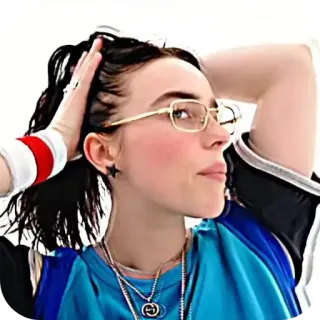 😒 Billie Eilish telegram sticker