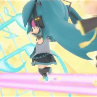 🥬 Hatsune Miku Hatsune Miku, Vocaloid, Anime fille, Anime, Musique, Danse whatsapp sticker