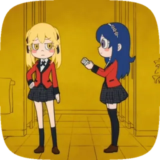 kakegurui twin :: @fStikBot telegram stickers