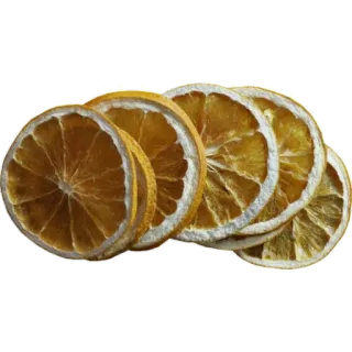 🍋 essen, orange, getrocknet, frucht, scheiben whatsapp sticker