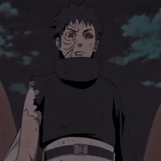 🕷 Obito Uchiha Naruto anime, ninja, manga, obito, uchiha telegram sticker