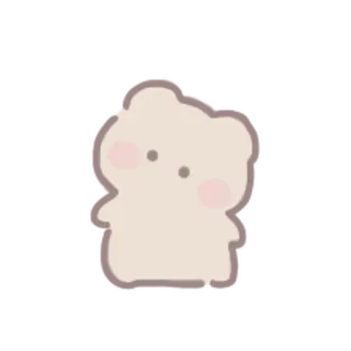 🍼 niedźwiedź, słodki, zwierzę, kreskówka, naklejka telegram sticker
