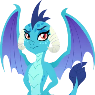 😕 dragão, desenho animado, animal, fantasia, criatura, mítico, personagem, animação telegram sticker