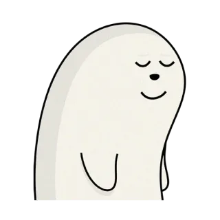 😌 cartone animato, animale, carino, adesivo, personaggio whatsapp sticker