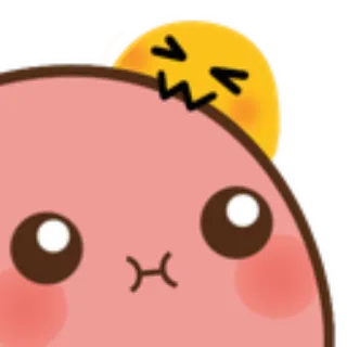 😋 стикер, мультфильм, милый, еда, лицо telegram sticker