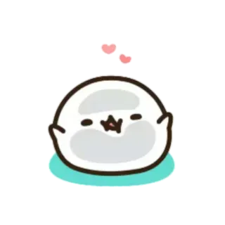 🍥 uroczy, ptak, miłość, kawaii, naklejka, emoji telegram sticker