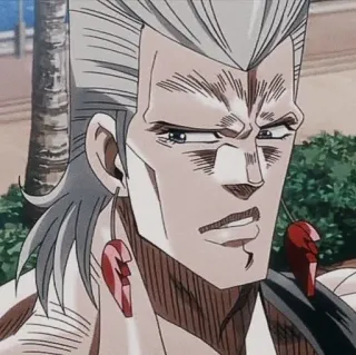 🌟 Jean Pierre Polnareff JoJo's Bizarre Adventure Anime, Personaje, Jean Pierre Polnareff, JoJo's Bizarre Adventure telegram sticker
