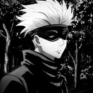 ♥ Gojo Satoru Jujutsu Kaisen Anime, Manga, Gojo Satoru, Jujutsu Kaisen, Personnage, Fanart telegram sticker